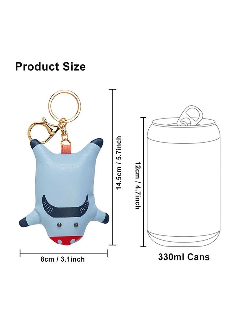 Y&D Animal Keychain, Cartoon Cute Keychain with Key Ring for Car Accessories Bag Charm Pendant Chain Gifts Men Women Kids - Image 3