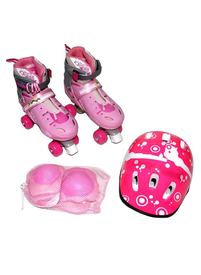 إيه جي دي حذاء التزلج للاطفال مع طقم حماية للركبة والرأس S (31-34) سم - Image 1