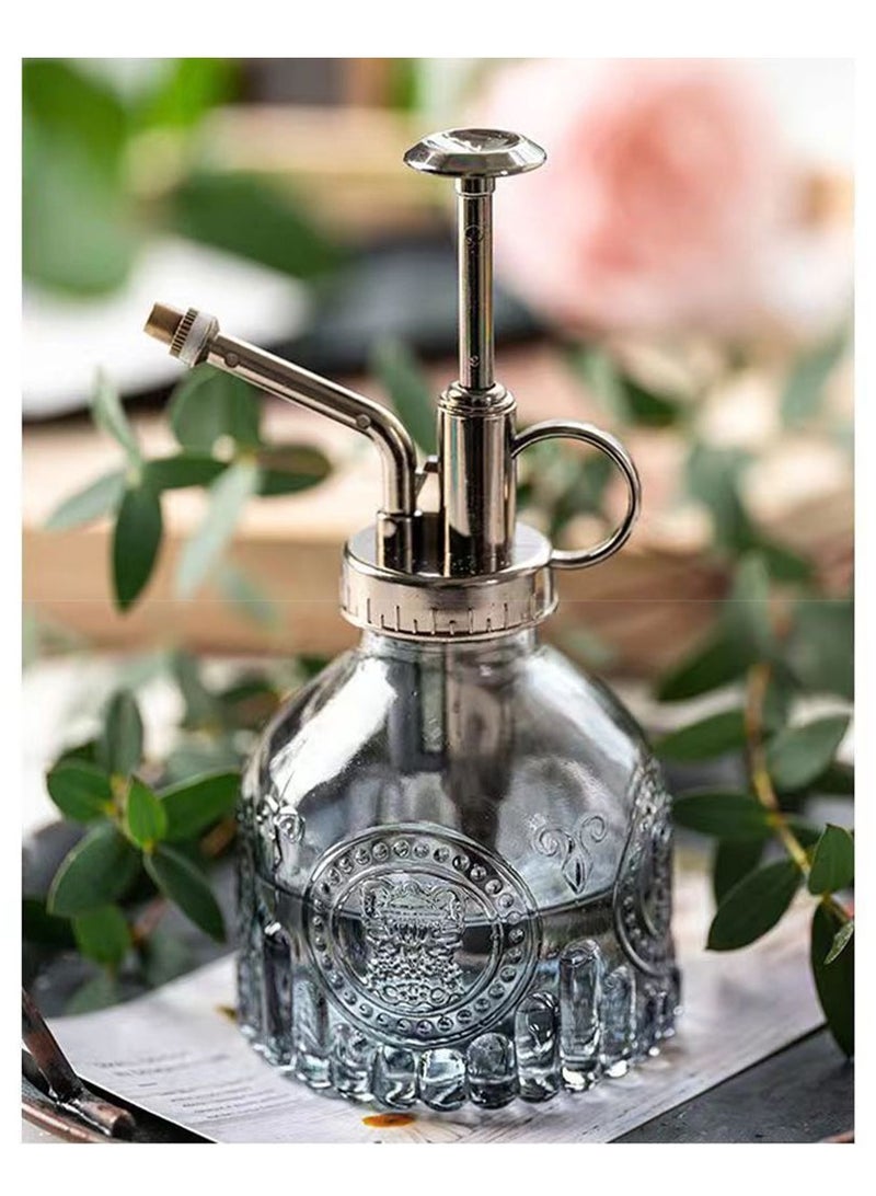 Furtey 200ml Glass Watering Can: Ergonomic Squeeze Spray Bottle for Plants/Flowers/Succulents, Indoor/Outdoor Gardening Tool with Leak-Proof Design & Modern Storage (Grey) - Image 5