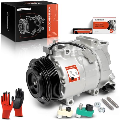 A-Premium Air Conditioner AC Compressor with Clutch Compatible with Chrysler 300 & Dodge Charger 2014-2021, Challenger 2015-2021 3.6L - Image 1