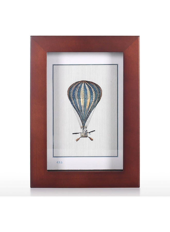 NIBEMINENT Desktop Decorative Photo Frame Brown - Image 1