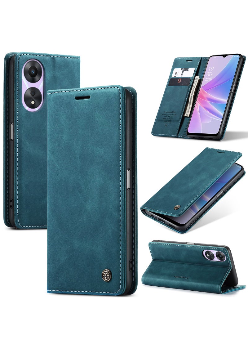 كيس مي غطاء الوجه المقاوم للصدمات متوافق مع OPPO A78 4G خفية الأقواس الإعلانية المغناطيسية  - Image 1