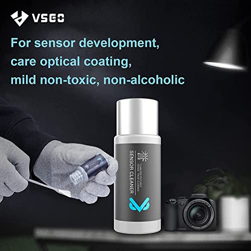 VSGO VS-S02-E APS-C Digital Camera Sensor Cleaning Kit Clean Swab × 10 with Sensor Cleaner Solution for Nikon Canon DSLR Cleaning - Image 3