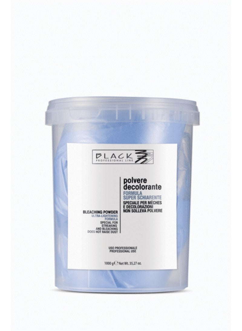 Black Professional Line Bleaching Powder Blue – 1000g High-Performance Lightener for Professionals - Image 1