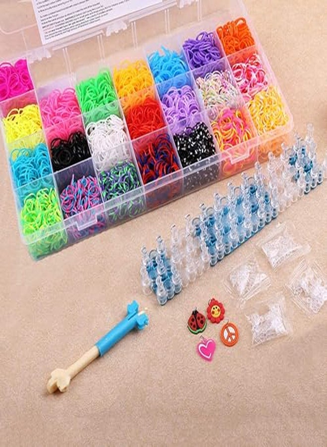 Loom Bands Kit with Board and Bracelet Making 6800-Piece Set  - Image 2