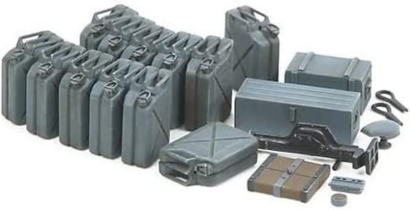 Tamiya 1/35 Military Miniature Series No.315 German Army Jerry Can Set Model 35315