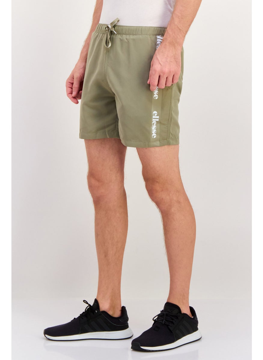 Ellesse Men Sportswear Fit Brand Logo Training Shorts, Khaki  - Image 4