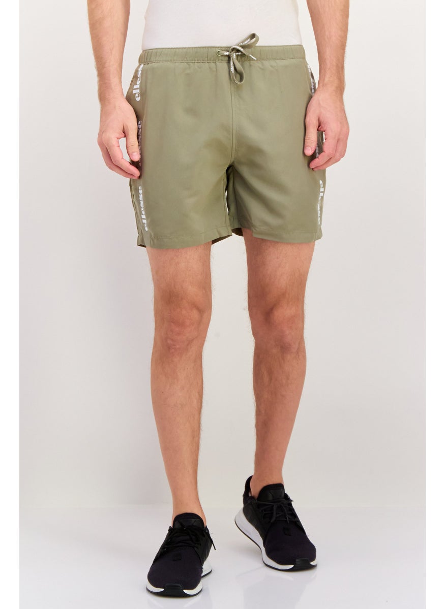 Ellesse Men Sportswear Fit Brand Logo Training Shorts, Khaki  - Image 1