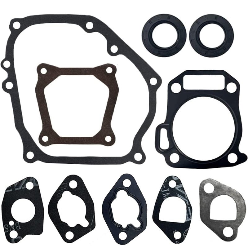 WOTIAN Gasket Kit fits Predator 212 212cc Honda GX160 GX200 168F 170F Engines Generators Cylinder Head Valve Cover Carburetor Air Filter Muffler Crankcase Gasket with Oil Seals - Image 3