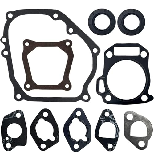 WOTIAN Gasket Kit fits Predator 212 212cc Honda GX160 GX200 168F 170F Engines Generators Cylinder Head Valve Cover Carburetor Air Filter Muffler Crankcase Gasket with Oil Seals - Image 1