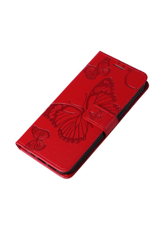 اس-توب جراب لهاتف Honor Magic7 5G، جراب هاتف جلدي قلاب بنقشة فراشة ثلاثية الأبعاد - Image 4