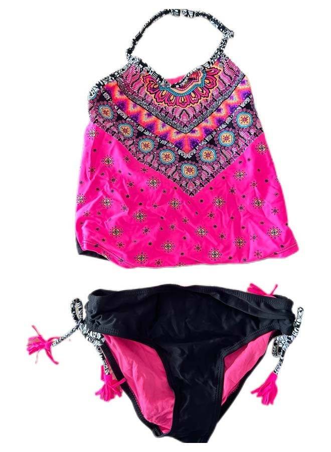 Mayo Fashion Girls Midnight & Bubblegum Bikini Swimsuit 