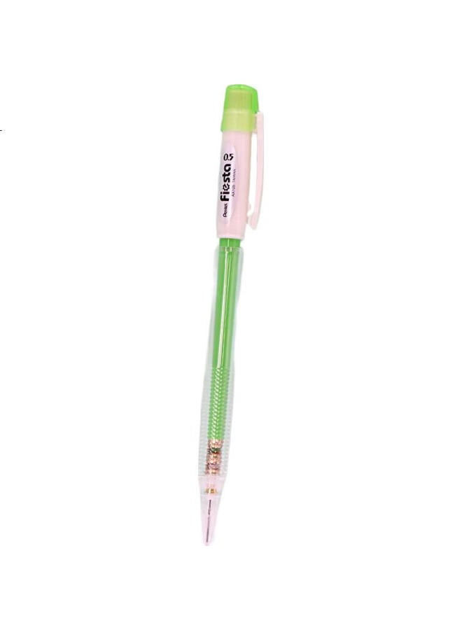 Pentel 0.5Mm Mechanical Pencil For Students, Break-Resistant Lead, For Drawing And Exams, Specialized Mechanical Pencil Ax105W-K Green - Image 2