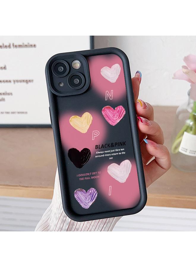 اس-توب جراب لهاتف iPhone 15 مصنوع من مادة TPU ذات تغطية كاملة من Diamond Sand - Image 1