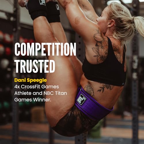 Element 26 Self-Locking Weight Lifting Belt | Premium Weightlifting Belt for Serious Functional Fitness, Weight Lifting, and Olympic Lifting Athletes | (Medium, Purple) - Image 5