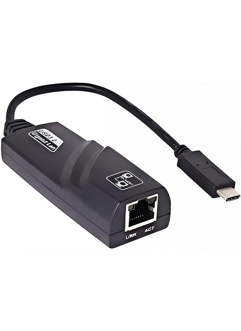 Generic Type-C 3.1 to Gigabit Ethernet Adapter - Wired RJ45 100/1000M LAN Network Adapter Compatible with MacBook, Chromebook, Windows 10, Linux, Mac OS, Chrome OS, Nintendo Switch  - Image 3