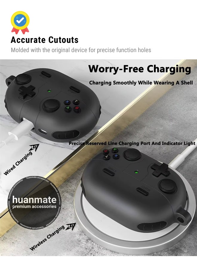 huanmate Huawei FreeBuds Pro 4 Premium Protection Case Cover - Dark Grey - Lightweight, Stylish Design, Accurate Cut-outs - Easy to Install & Remove - Durable Shield for Your Huawei FreeBuds Pro 4 - Image 5
