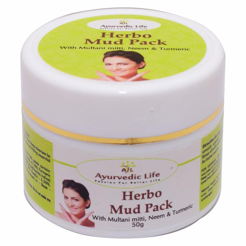 AL Ayurvedic Life Herbo Mud Pack 50g - Image 1