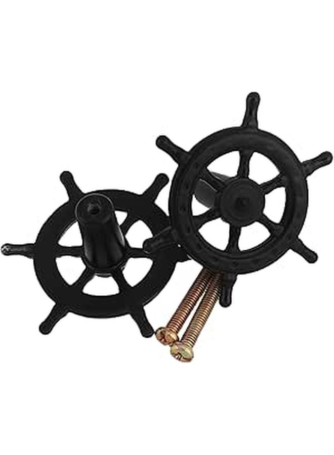 Vintage Zinc Alloy Single Hole Cabinet Pull Handles 2 Pack For Kitchen Bedroom Furniture - Image 1