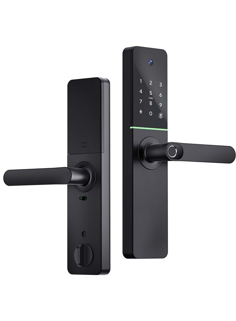 areb Areb Smart Lock with Camera and Screen - WiFi Control, Fingerprint Access, PIN Code, IC Card, and Emergency Key for Ultimate Security and Convenience | Advanced Areb Technology  - Image 2