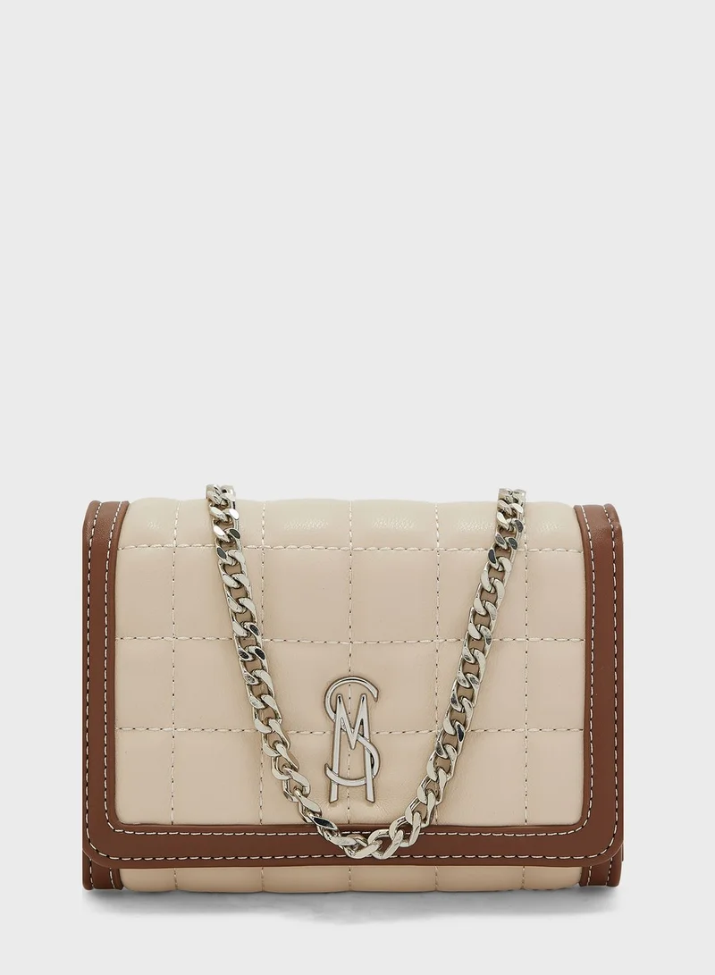 STEVE MADDEN Logo Detailed Flap Over Crossbody