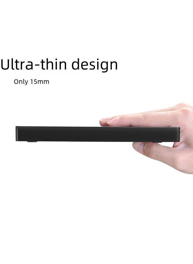 Multi-function Card Insertion Dvd Recorder Laptop External Optical Drive Computer Mobile External Optical Drive Ultra-thin-Color:Black-Specifications:Five-in-one Ultra-thin 003  - Image 4