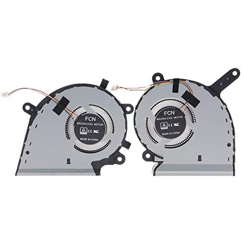 TRADOCK Replacement CPU & GPU Cooling Fan for Asus ROG G512LI G531GD G531GT G731GT DC 5V 0.5A FLLB FLKJ FMMN FMMP 13NR01L0T01111 13NR01L0T02111 - Image 1