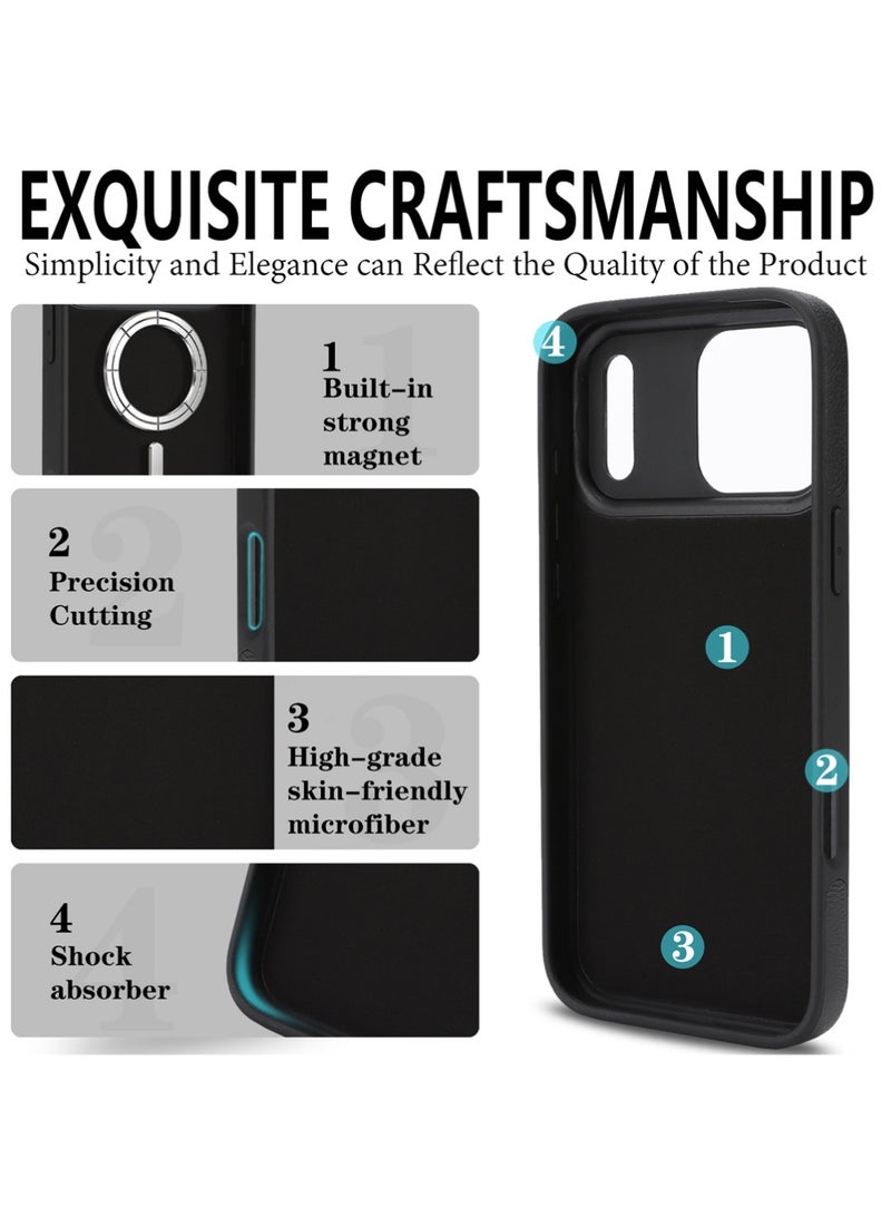 X-level iPhone 17 Pro Max Case Cover,Q-Magnetic Wireless Charging Phone Cover , Business Style Cover Compatible with Apple 17 Pro Max  – Premium Matte Brown-Friendly Finish, Full Protection Anti-Drop Design, Dropresistant Case - Image 4