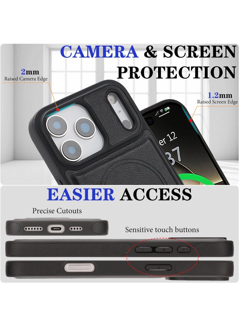 X-level iPhone 17 Pro Max Case Cover,Q-Magnetic Wireless Charging Phone Cover , Business Style Cover Compatible with Apple 17 Pro Max  – Premium Matte Brown-Friendly Finish, Full Protection Anti-Drop Design, Dropresistant Case - Image 5