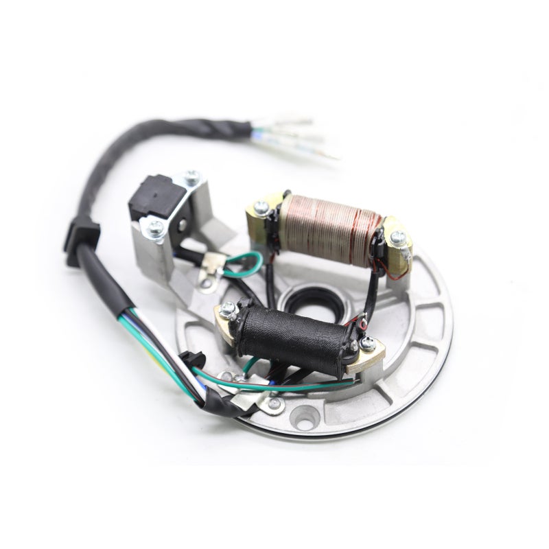 Magneto Stator: 101mm Pitch Row 115mm Outer Diameter High-quality Aluminum Alloy - Easy Quick Installation Magneto for 50cc-125cc Kick Start Horizontal Engine Pit Dirt Bike - Image 4