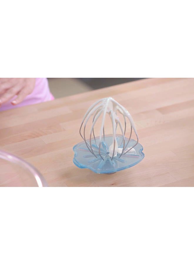 WHISK WIPER ممسحة الخفق® برو لخلاطات الوقوف - اخلط بدون فوضى - الملحق النهائي لخلاطات الوقوف - متوافق مع خلاطات كيتشين ايد ذات الرأس المائل - 4.5qt، 5qt (اللون: أحمر) - Image 3