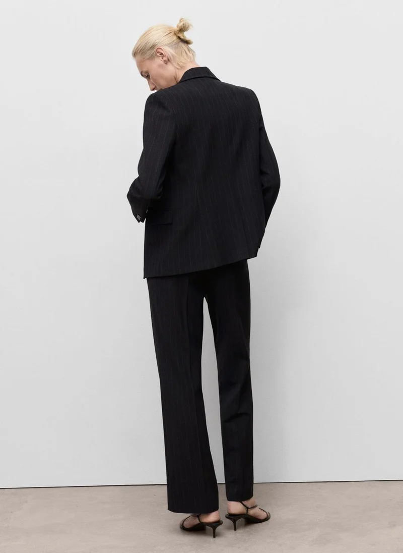 MANGO Straight-fit suit trousers