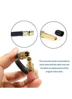 Oasisgalore 2 Pcs 210mm Flexible Rubber Tire Valve Extension Adapters for Various Vehicles and Bikes  - Image 5