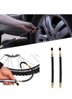 Oasisgalore 2 Pcs 210mm Flexible Rubber Tire Valve Extension Adapters for Various Vehicles and Bikes  - Image 2