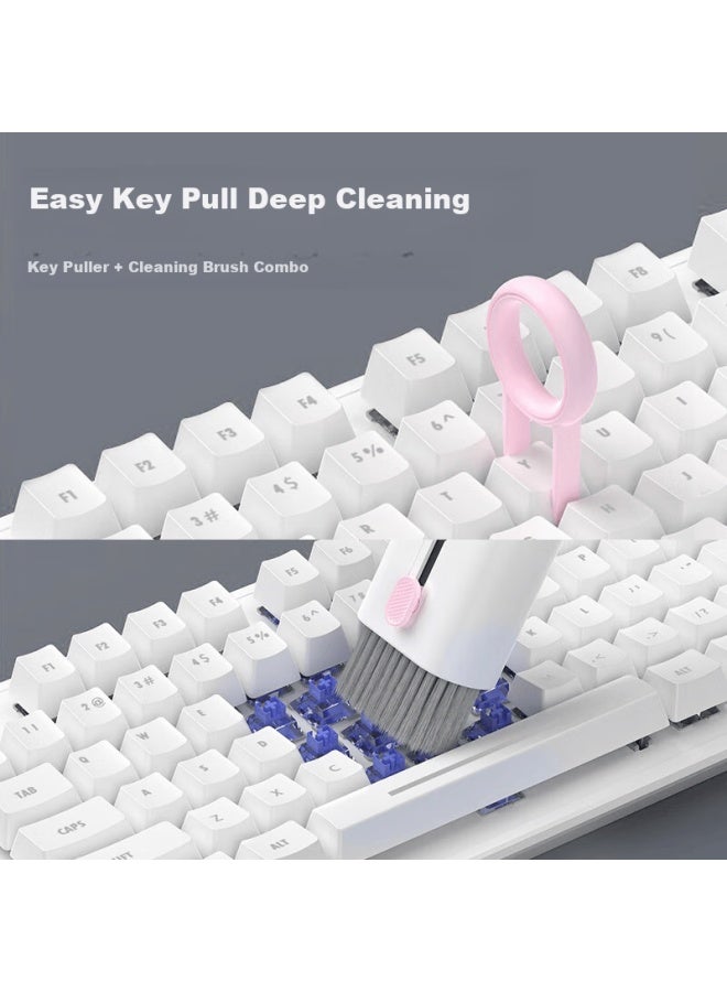 Ecola Keyboard Cleaning Brush, Computer Desk Dust Removal Brush Pen, Multi-functional Earphone Charging Case Cleaning Pen, Laptop Multi-purpose Cleaning Tool - Image 3