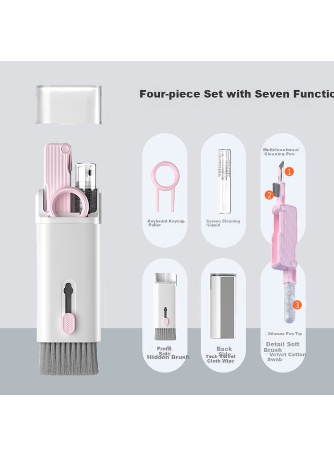Ecola Keyboard Cleaning Brush, Computer Desk Dust Removal Brush Pen, Multi-functional Earphone Charging Case Cleaning Pen, Laptop Multi-purpose Cleaning Tool - Image 4