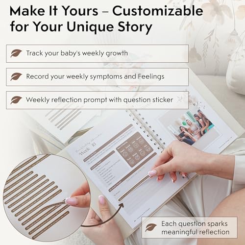 Pinkify It Pregnancy Journal for Moms-to-be: A Keepsake Memory Book and Tracker for Expecting Women, Organized Diary and Album to Record Baby and Moms Journey, Growing Milestones, and First Moments, 118 Pages - Image 2