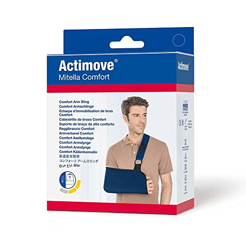 Actimove Mitella Comfort Arm Sling Shoulder Brace Medical Arm Sling Shoulder Immobilizer for Broken Dislocated Fracture or Strain Injury Support Right Left Arm Blue XLarge - Image 5