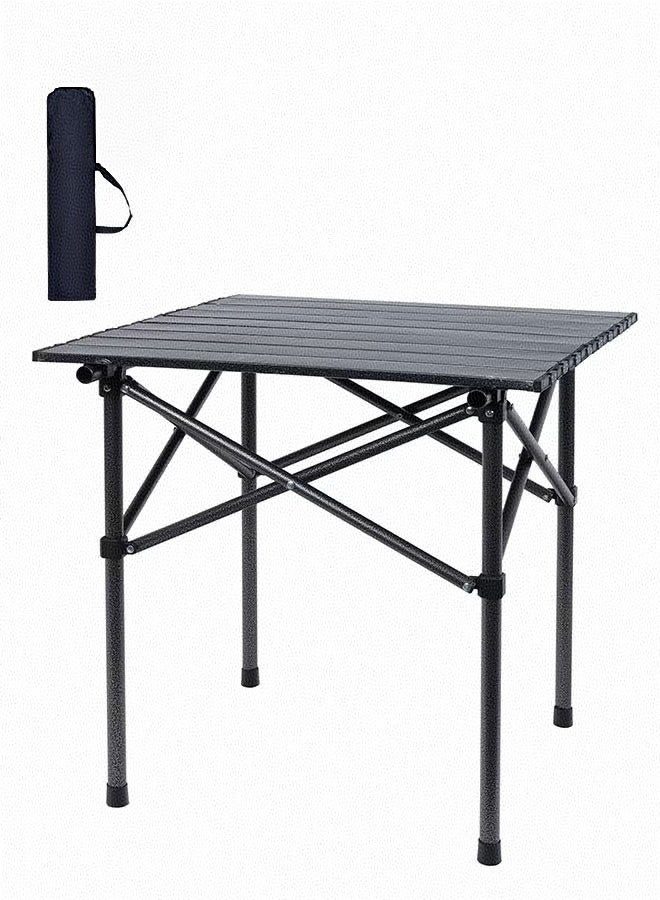 Kawkab Portable Folding Camping Table for 2-4 Persons Aluminum Collapsible Table Lightweight with Carry Bag for Camping, Hiking, Picnics, BBQ, Beach Trips & Tailgating - Image 1