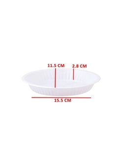 3P 150 oval plastic plates size 1  - Image 2