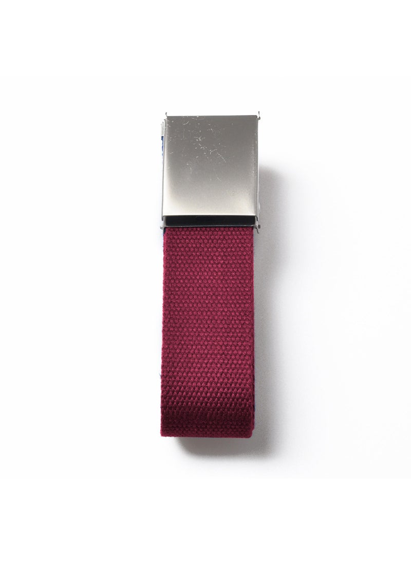 Generic Multi-Color Candy Belts Burgundy 
