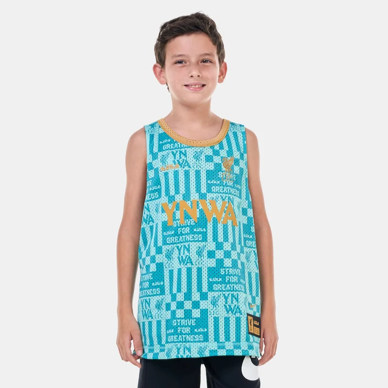 Nike Kids' LeBron x Liverpool F.C. Culture of Basketball Reversible Football Jersey