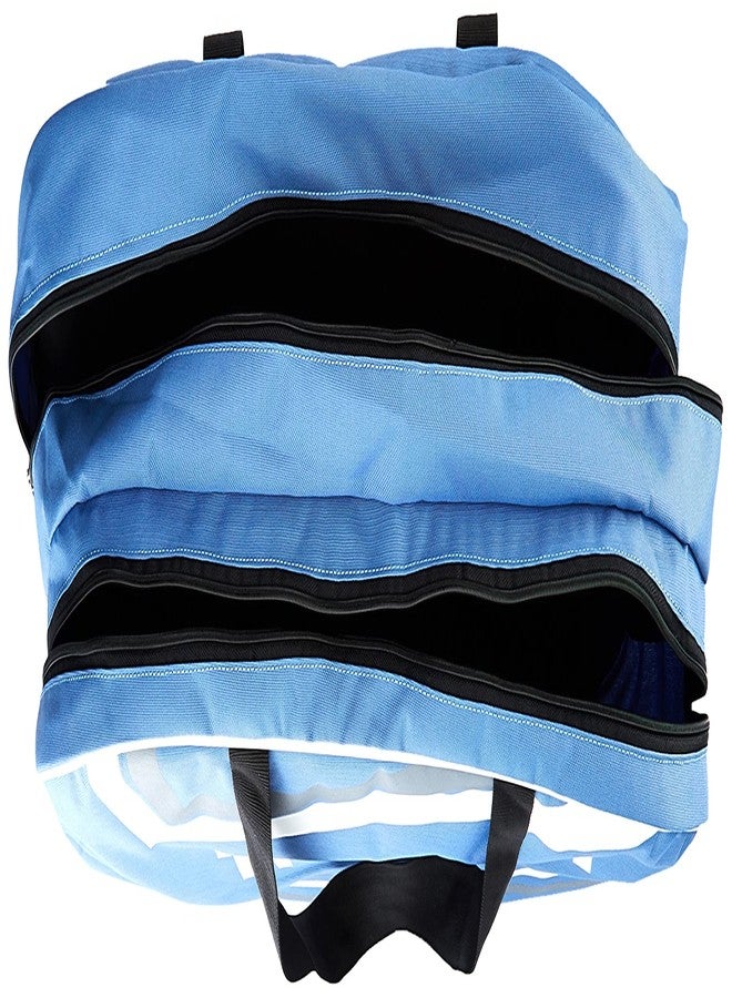 ترايامف مضرب تنس الريشة Triumph Virtue Graphite خفيف الوزن مع أوتار، وحقيبة Cosmic-6R ذات حجرتين، لون سماوي/رمادي - Image 5