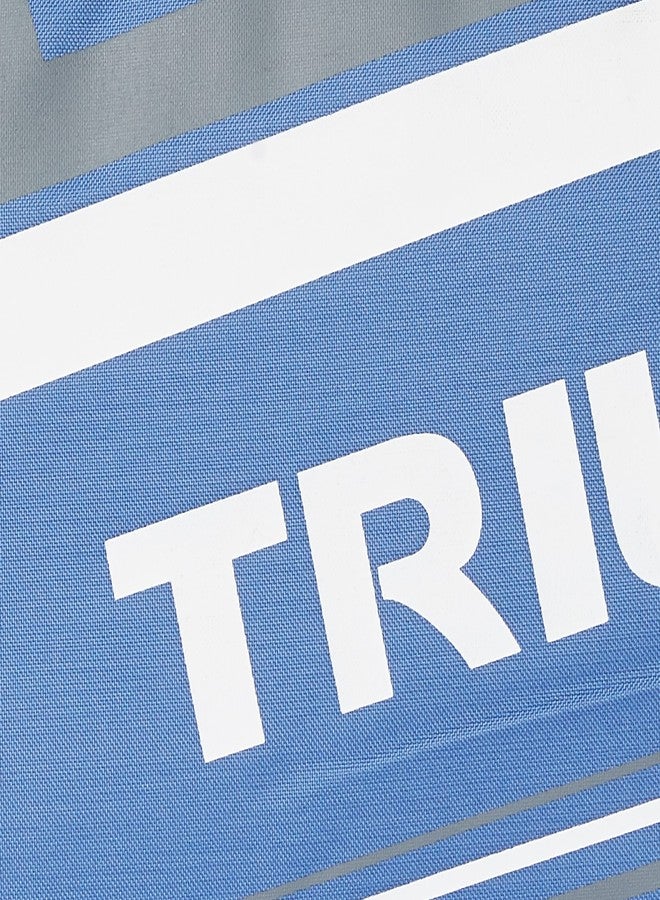 ترايامف مضرب تنس الريشة Triumph Virtue Graphite خفيف الوزن مع أوتار، وحقيبة Cosmic-6R ذات حجرتين، لون سماوي/رمادي - Image 4