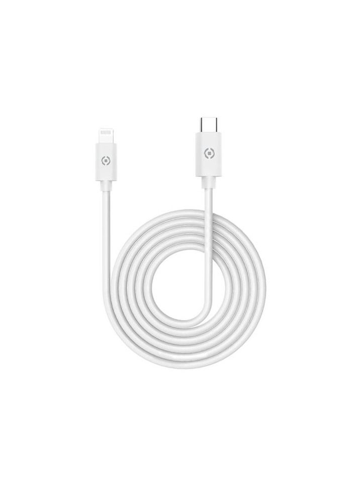 Celly USB C to Lightning Cable 60W MFi Certified Type C iPhone Charger Cable Compatible with iPhone 14 Pro Max 13 12 11 XR XS X 8 Plus SE 2022, iPad Mini, MacBook Pro Air (1M) 2M  - Image 1