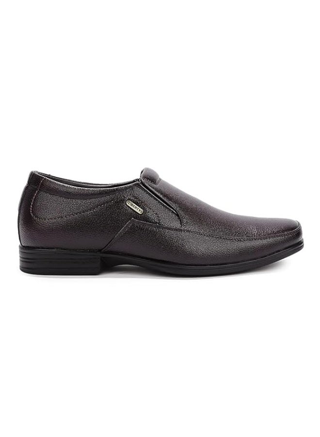 Liberty Fortune HML-89E Moccasin Formal Shoes for Men - Brown - Slip On Business, Wedding Footwear - Cushioned Insole for Long Office Hours - Lightweight Durable - Non-Lacing Corporate Wear - Image 3