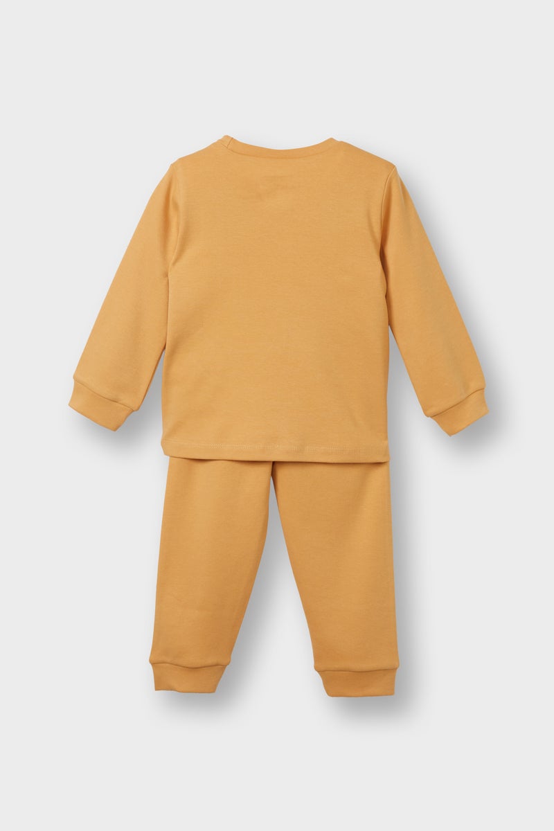 ديفاكتو بيجامة منسوجة من أصلان باسكيلي مقاس عادي قطعتين للأولاد الصغار - Image 3