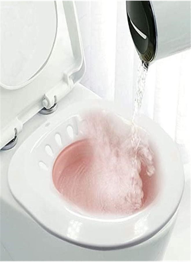 Goolsky Goolsky for Toilet Seat Foldable Squat Free Sitz Bath Ideal for Pregnant Postpartum Care & Yoni Steam Seat, Designed for Perineum Soaking Hemorrhoid  - Image 5