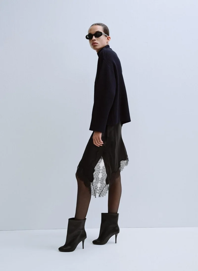Mango  Perkins-neck sweater with button for Women | Best Price UAE