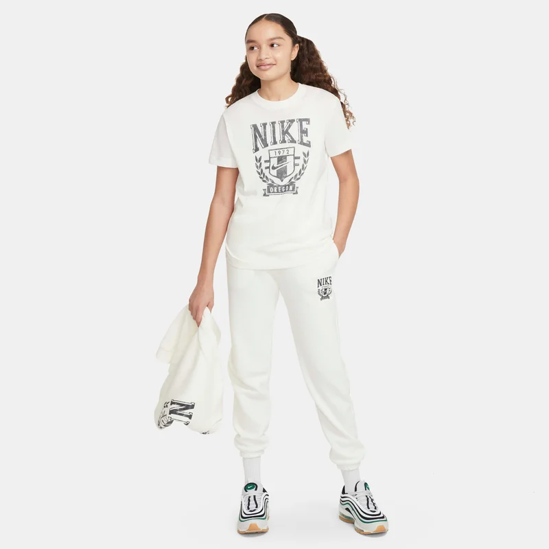 Nike White Kids' Sportswear T-Shirt  | Best Price UAE